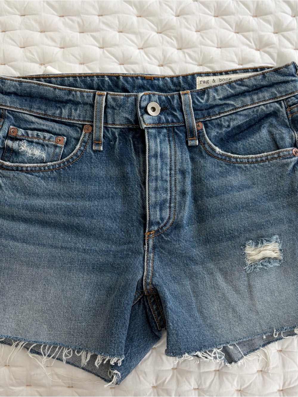 Rag and Bone Dre denim jean shorts Norwalk size 24 - Picture 5 of 15